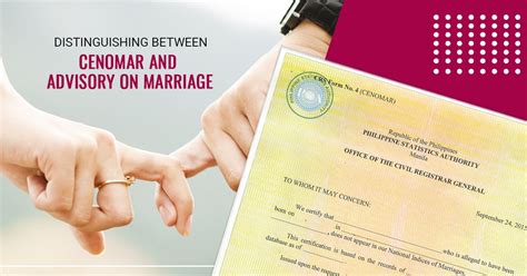 psa cenomar|Issuance of Certificate of No Marriage/Advisory on Marriages at .